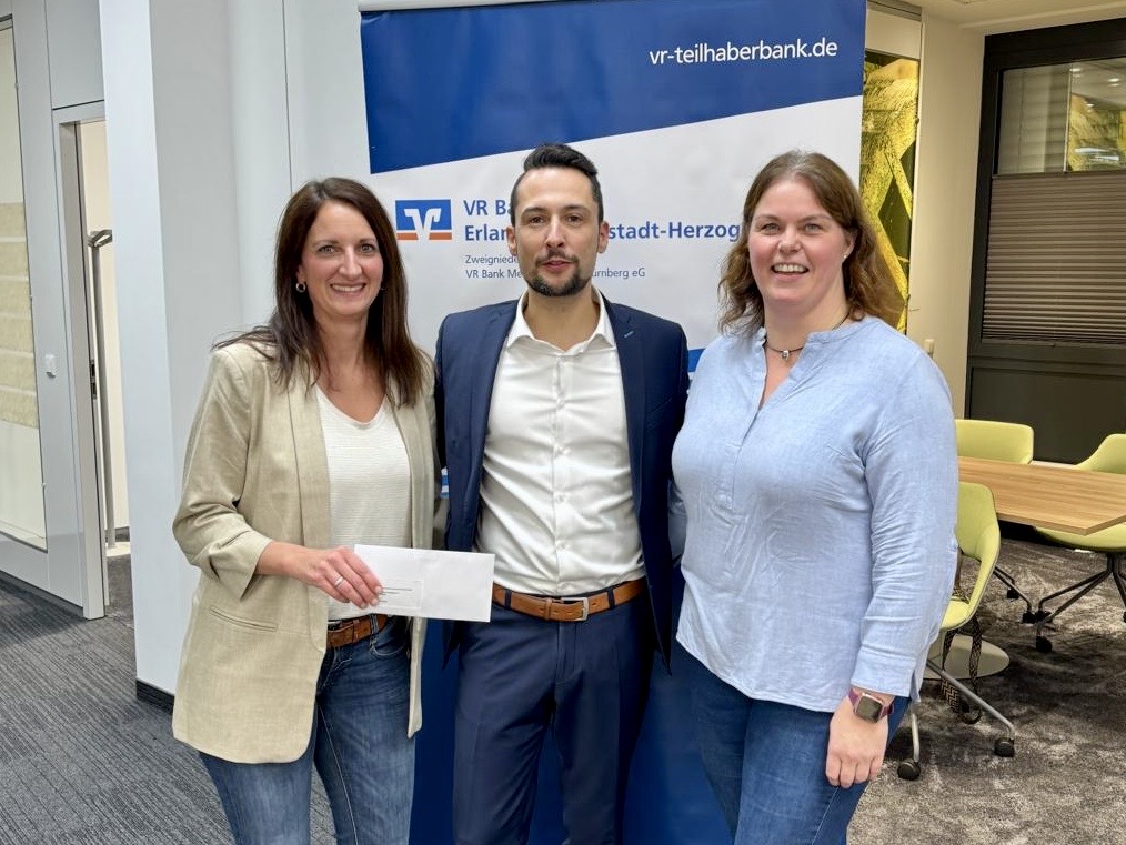 Diakonie Lonnerstadt - Spende der VR Bank Metropolregion Nürnberg eG