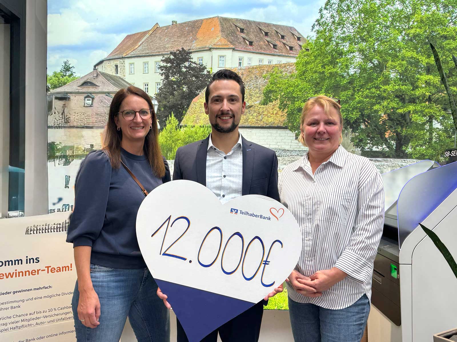 Diakonie Lonnerstadt - Wir sagen DANKE - Spende der VR TeilhaberBank Metropolregion Nürnberg e.G.